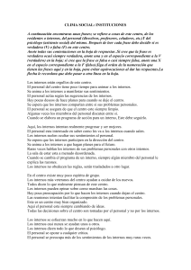 Cuestionario Clima Social: Instituciones