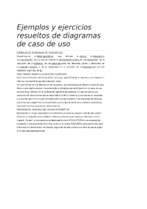 Diagramas de Caso de Uso: Ejemplos y Ejercicios