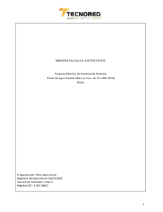 C&aacute;lculos Aumento Potencia El&eacute;ctrica