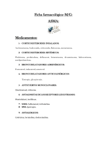 Ficha Farmacológica: Asma, Hipertensión y Diabetes