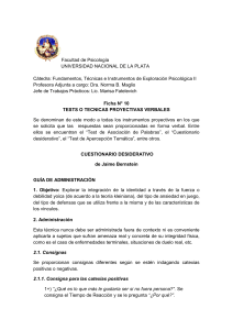 Cuestionario Desiderativo: Guía y Pautas de Interpretación