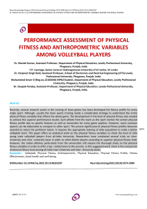 PROFILE PERFORMANCE VOLEYBALL