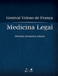 Medicina Legal: Genival Veloso de Fran&ccedil;a - 11&ordf; Edi&ccedil;&atilde;o
