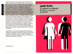 El g&eacute;nero en disputa: Feminismo e Identidad de G&eacute;nero