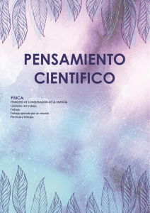 Física: Conservación de la Energía, Trabajo y Potencia