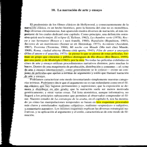 Narraci&oacute;n en el Cine de Arte y Ensayo