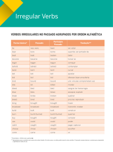 Verbos Irregulares em Português: Lista Abrangente