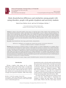 Body Dissatisfaction: Eating Disorders & Gender Dysphoria