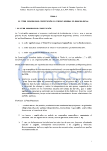 Poder Judicial y CGPJ en la Constitución Española