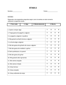 Cuestionario STAXI-2: Evaluación de la Ira y el Control