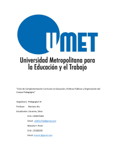 Reforma Educativa: Desigualdad y Cambio Pedagógico