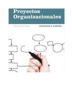 Proyectos Organizacionales: Libro de Texto para Secundaria