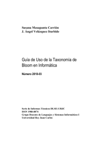 Taxonom&iacute;a de Bloom en Inform&aacute;tica: Gu&iacute;a de Uso