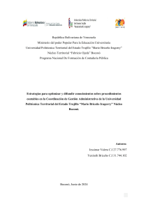 Tesis: Procedimientos Contables en UPTT Mario Brice&ntilde;o Iragorry
