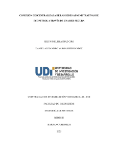 Red SD-WAN Segura para Ecopetrol