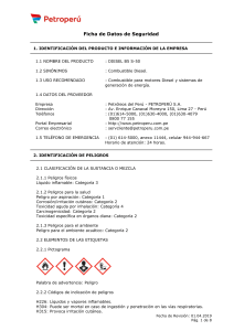 MSDS DIESEL B5 S 50