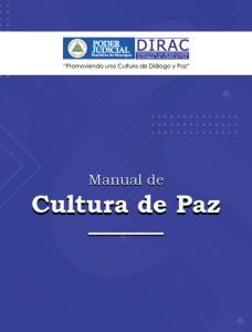 Manual de Cultura de Paz: Mediaci&oacute;n y Resoluci&oacute;n de Conflictos