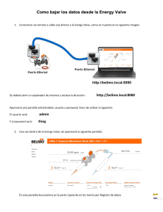 Descarga de Datos Energy Valve: Gu&iacute;a Paso a Paso