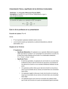 Ecuaci&oacute;n de Laplace: Interpretaci&oacute;n F&iacute;sica y Significado