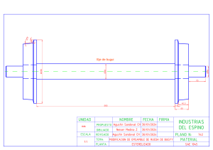 Plano de Modificaci&oacute;n de Rueda de Buggy - Ingenier&iacute;a