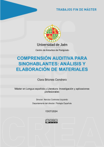 Comprensión Auditiva para Sinohablantes: Análisis y Materiales