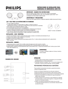 Manual de Instalación Luminaria LEDR1W5: Guía y Revisiones