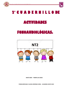 Cuadernillo de Actividades Fonoaudiol&oacute;gicas NT2