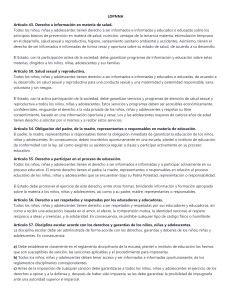 LOPNNA: Derechos de Ni&ntilde;os y Adolescentes en Venezuela