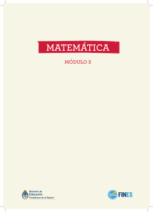 Matemática Módulo 3: Sistemas, Funciones, Estadística