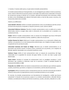 Estudios Socioecon&oacute;micos: Definici&oacute;n, Importancia y Metodolog&iacute;a