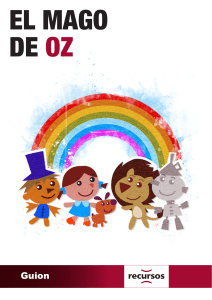 El Mago de Oz: Guion Teatral para Ni&ntilde;os