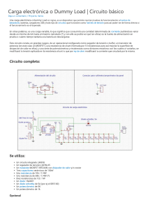 Circuito Dummy Load: Esquema y Componentes