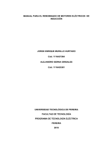 Manual de Rebobinado de Motores El&eacute;ctricos de Inducci&oacute;n