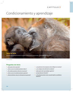 Condicionamiento y Aprendizaje: Cap&iacute;tulo de Psicolog&iacute;a