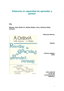 Potenciar el Aprendizaje: Mapas Conceptuales y Estrategias