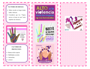 Violencia contra la mujer: factores de riesgo y prevenci&oacute;n