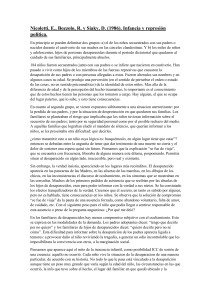 Infancia y Represión Política: Impacto en Niños
