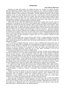 Aeropuerto: Fragmento de Novela de Jorge Velasco Mackenzie