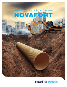 Manual T&eacute;cnico Novafort Pavco Wavin: Tubosistemas