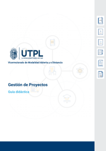 Gu&iacute;a Did&aacute;ctica: Gesti&oacute;n de Proyectos UTPL