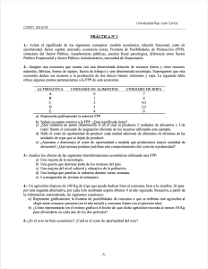 Práctica Economía: Modelos, FPP y Sector Público