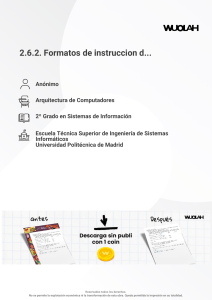 Formatos de Instrucci&oacute;n MIPS: Arquitectura de Computadores