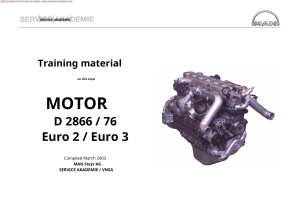 D2866/76 Engine Training: Euro 2/3 Specs & Maintenance