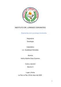 Sociología Hondureña: Figuras Clave y Contribuciones