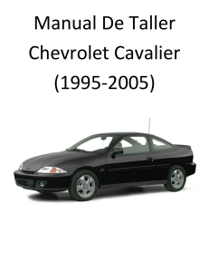 Manual de Taller Chevrolet Cavalier (1995-2005) - Sistema SIR