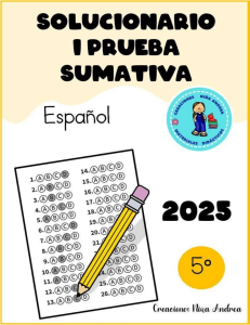 Prueba de Español 5to Grado: Comprensión y Vocabulario