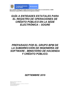 Gu&iacute;a SOGRE: Registro de Cr&eacute;dito P&uacute;blico en Sede Electr&oacute;nica