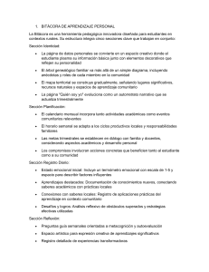 Bitácora de Aprendizaje Personal para Estudiantes Rurales