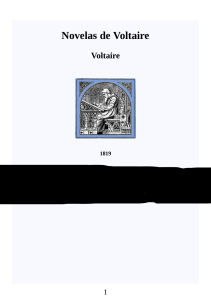 C&aacute;ndido, o el Optimismo - Voltaire (1819)