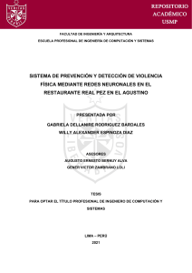 Tesis: Prevenci&oacute;n de Violencia F&iacute;sica con Redes Neuronales